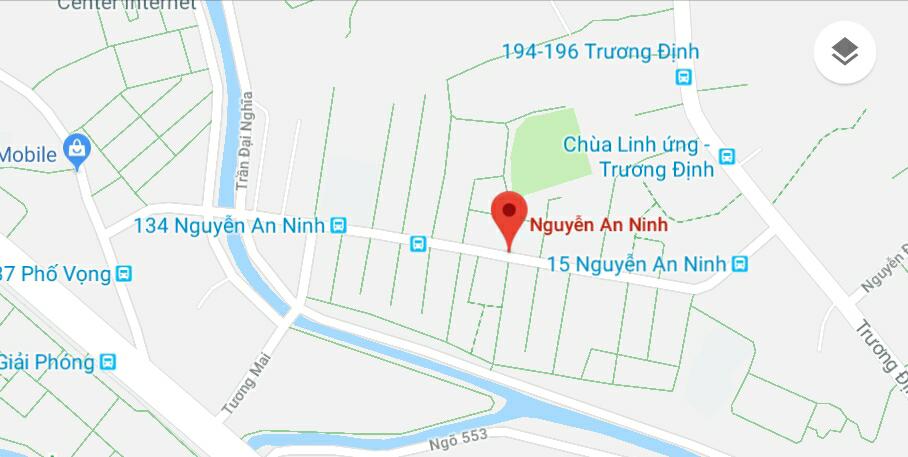 Phố Nguyễn An Ninh, quận Hoàng Mai, Hà Nội